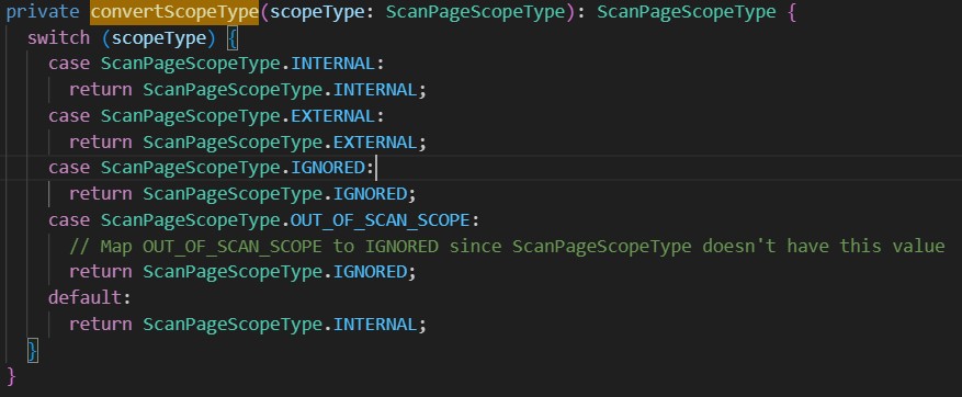 screenshot of some bad code